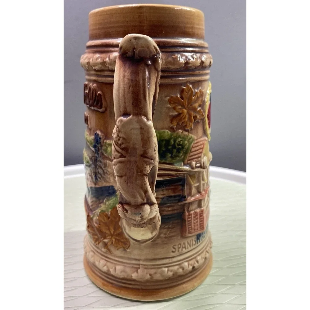 VTG NIAGARA FALLS CANADA - RAINBOW BRIDGE BEER‎ STEIN BREWERIANA COLLECTORS